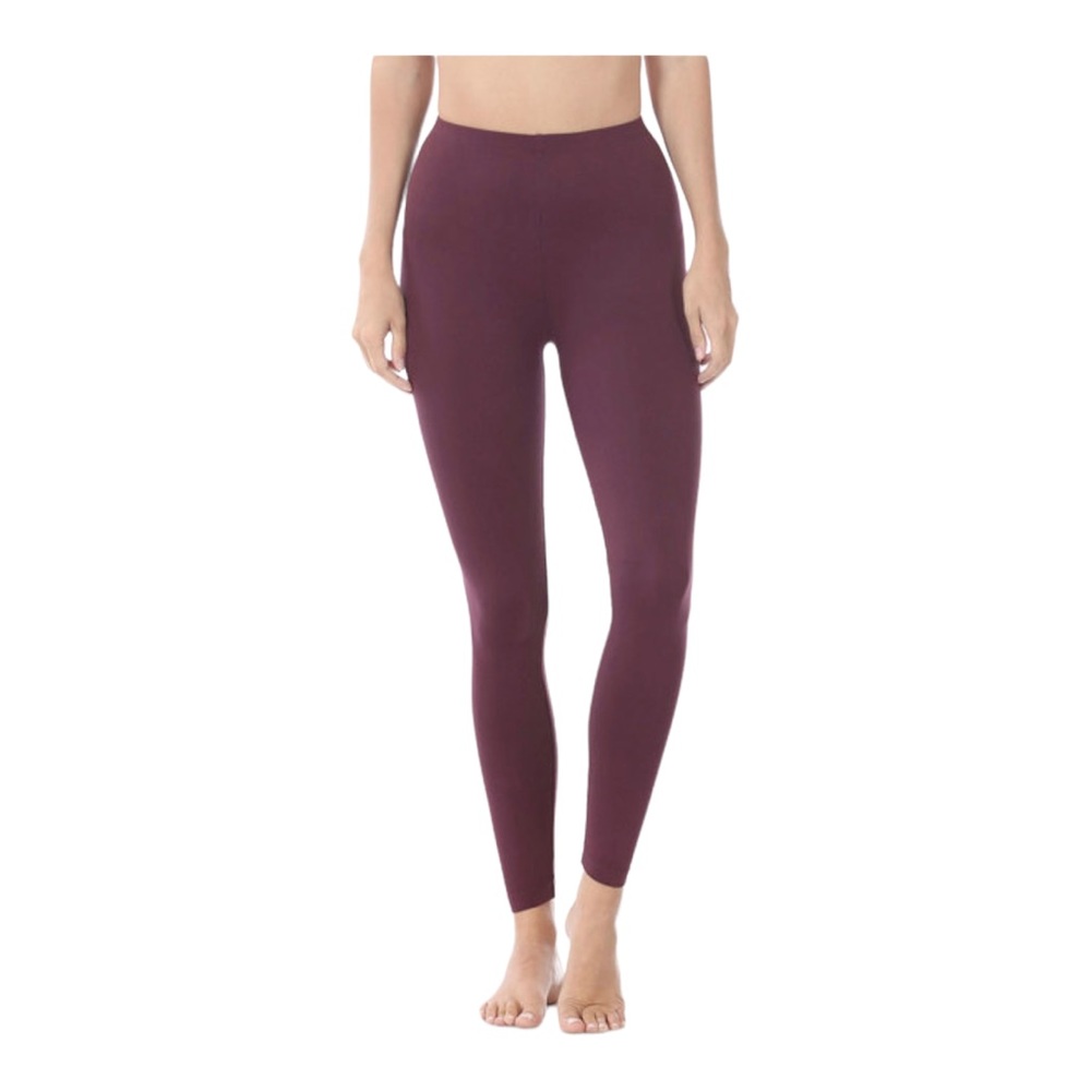 Buttery soft leggings in eggplant